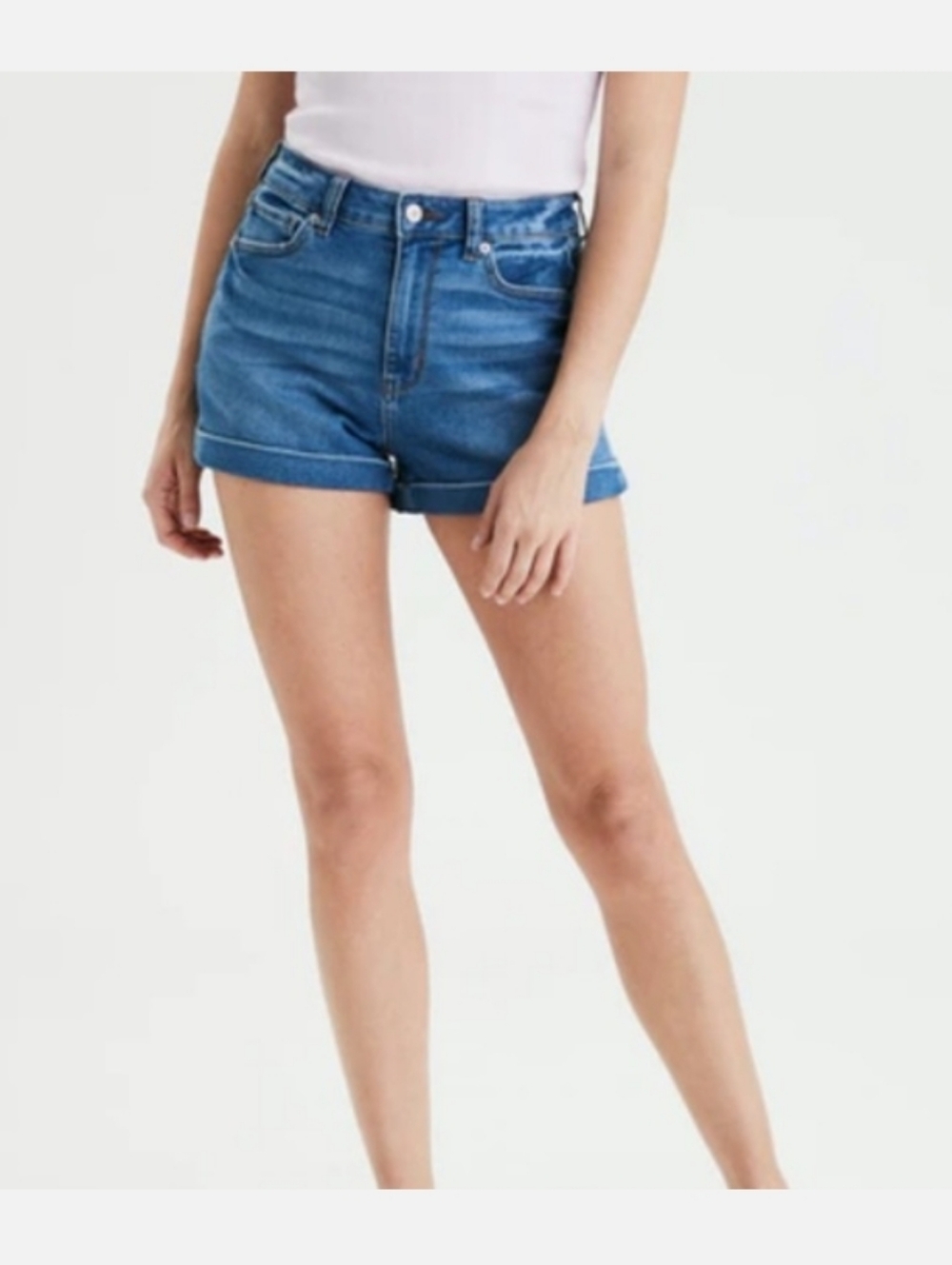 AE Stretch Denim Mom Short